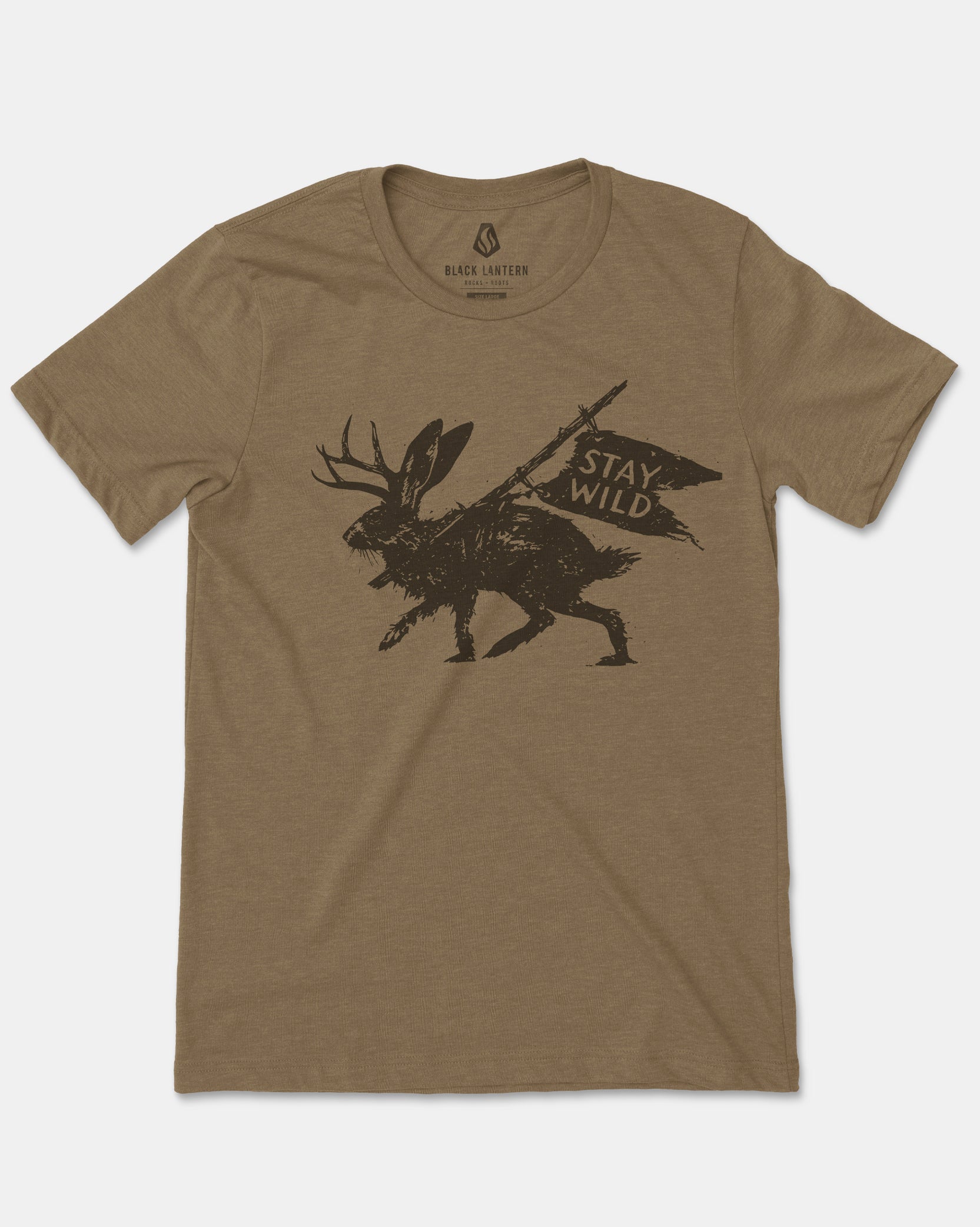 jackalope stay wild mens tshirt 2