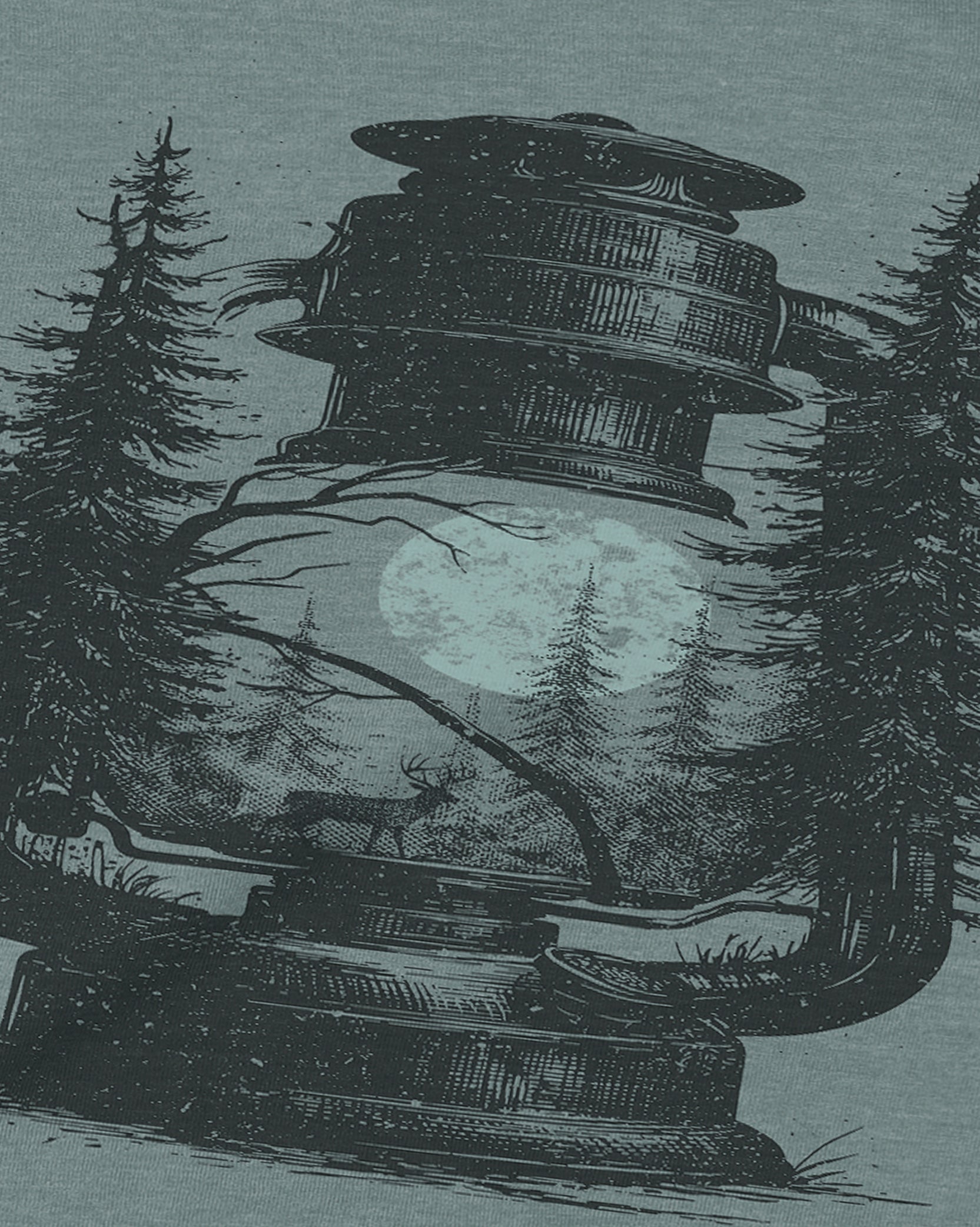 lantern and forest tshirt 3