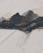 linear mountain range mens tshirt 2