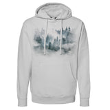 Men's Hoodie - Forest and Clouds