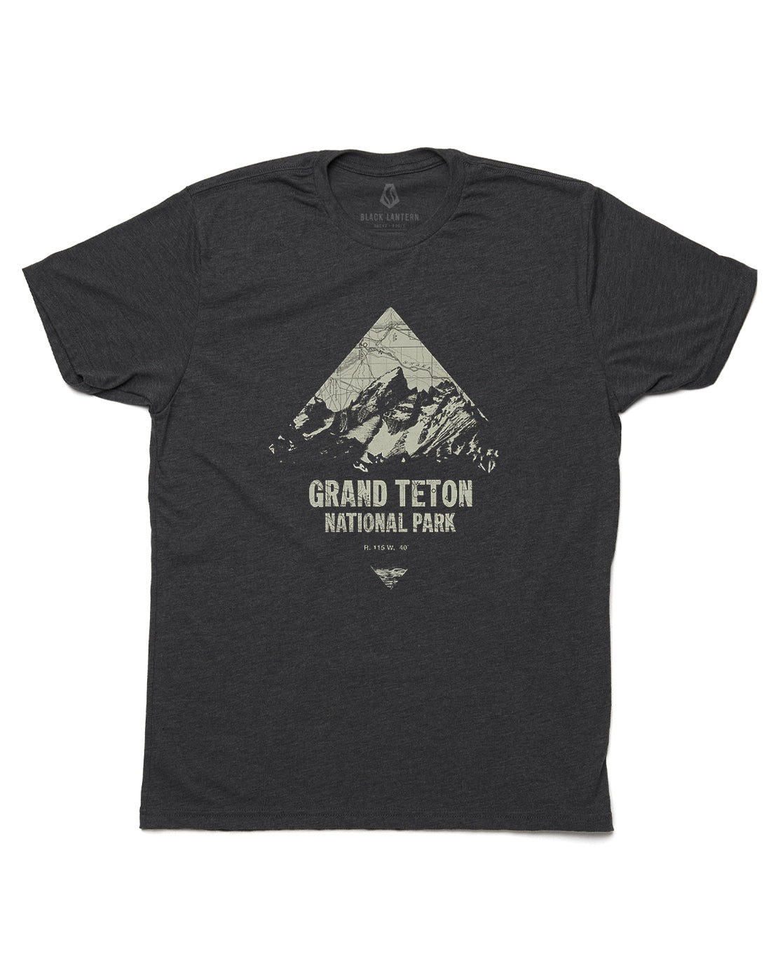 Men's Grand Teton National Park T-Shirt | Black Lantern
