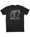 Mens Woodblock Bear Tshirt 2