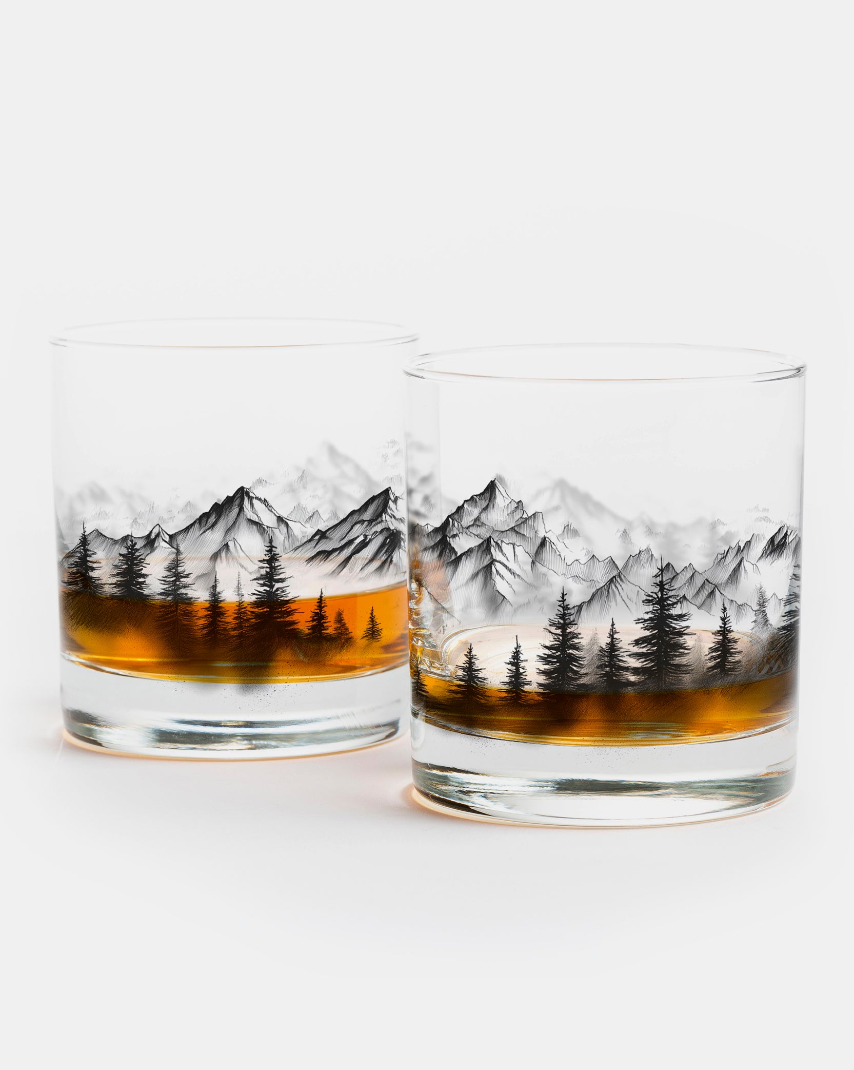 Mountain Mist Whiskey Glass Set