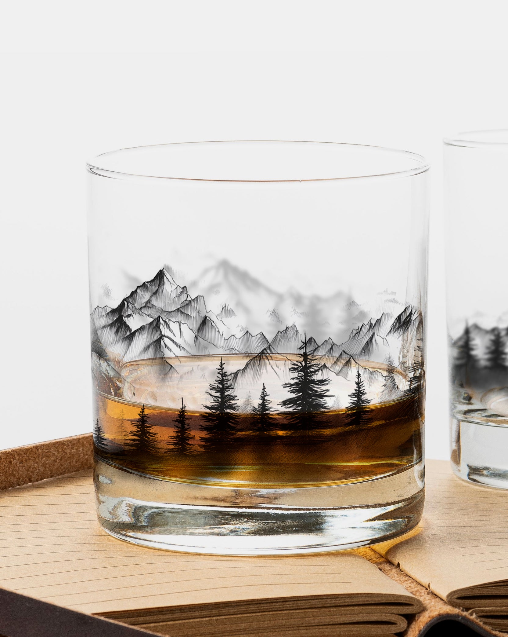 Mountain Mist Whiskey Glasses Lifestyle Image