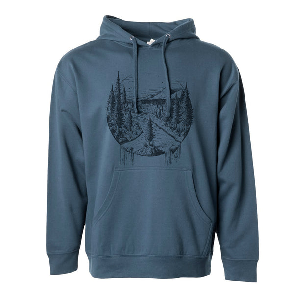 River and Pines Mountain Hoodie