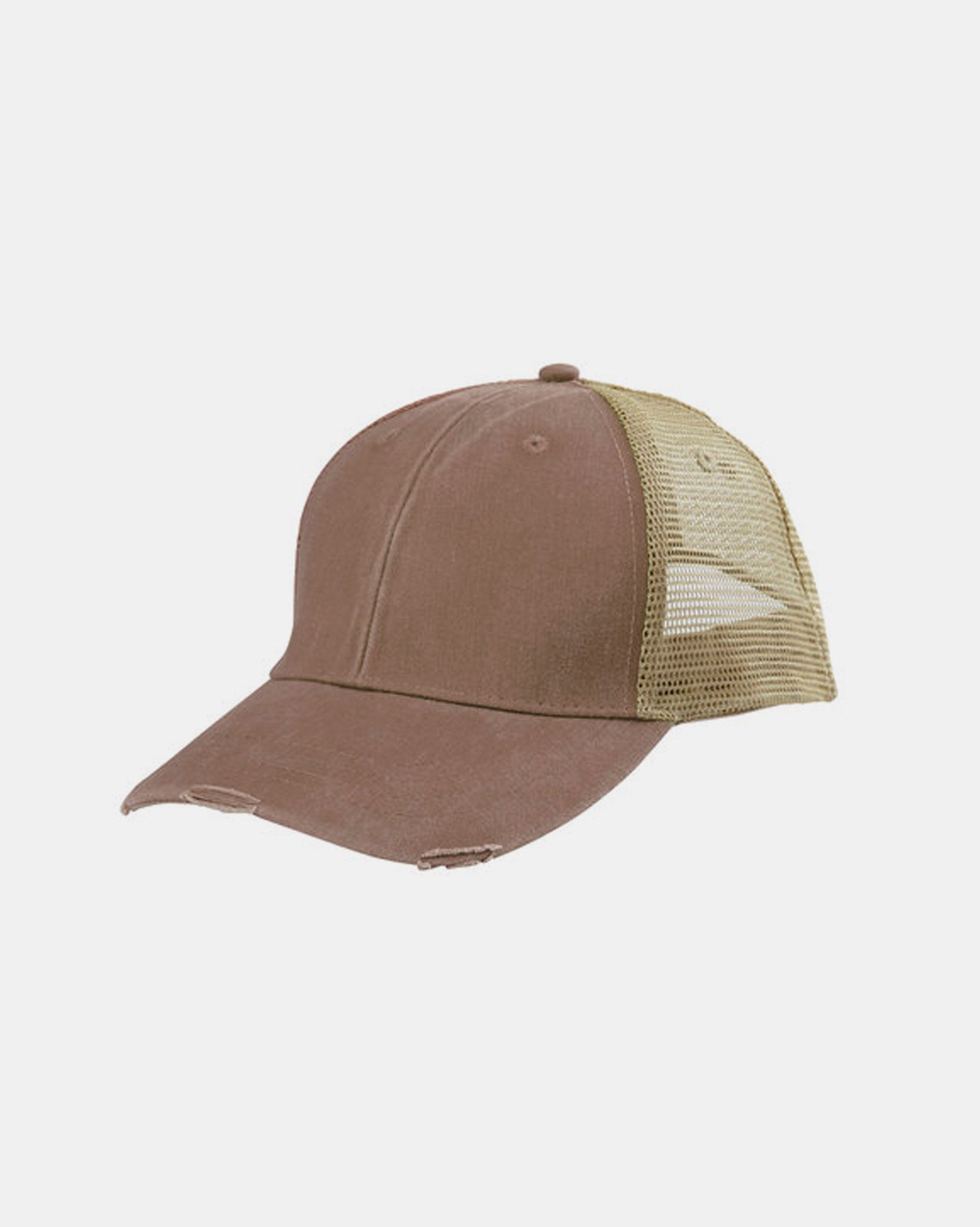 Split Tree Brown And Tan Trucker Cap 2