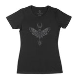 Women's Grunge T-Shirt - Moth Moon Rock