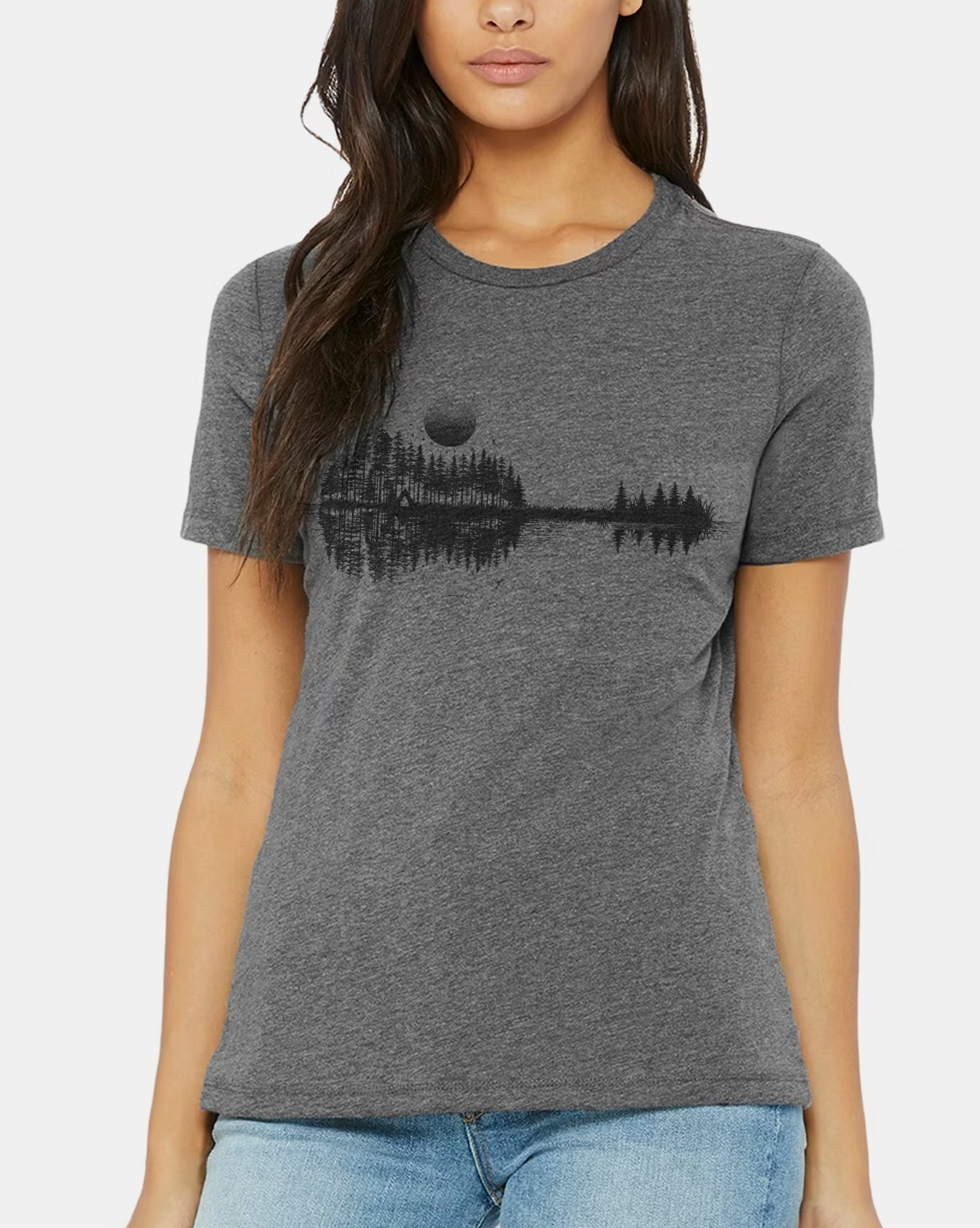 Nature Guitar T Shirt Design Nature Guitar T Shirt Design