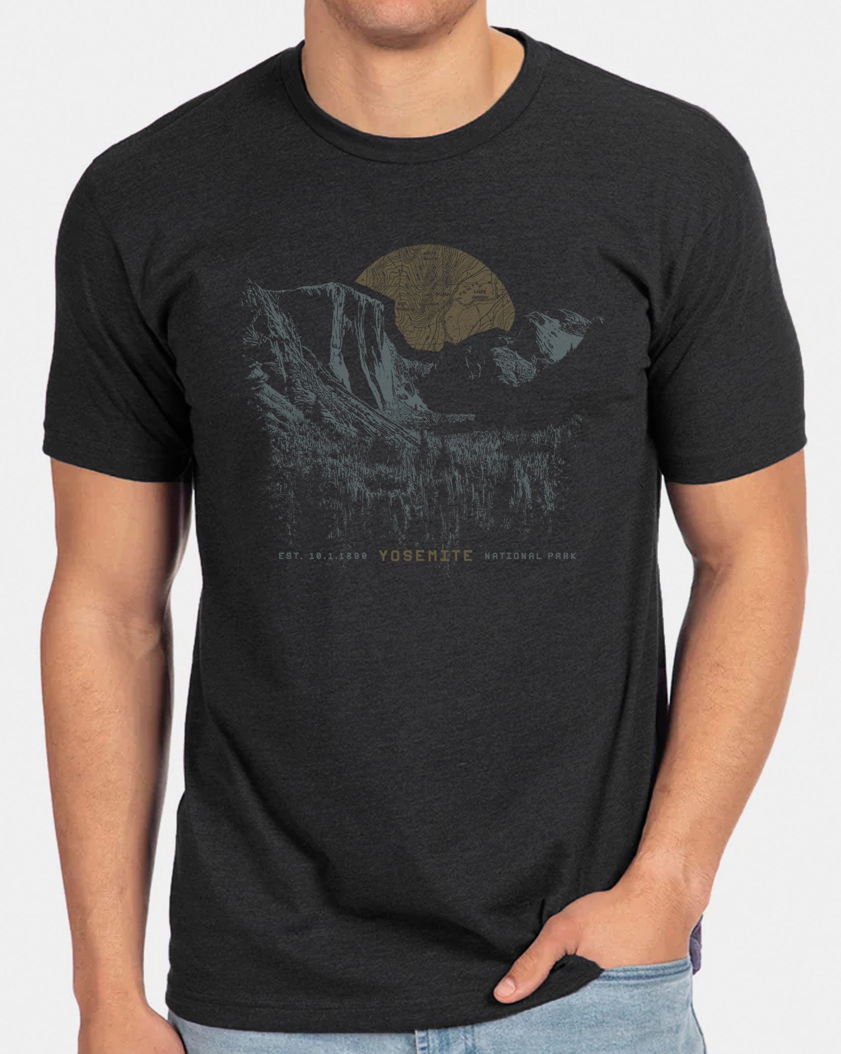 Mens Yosemite National Park Tshirt 1