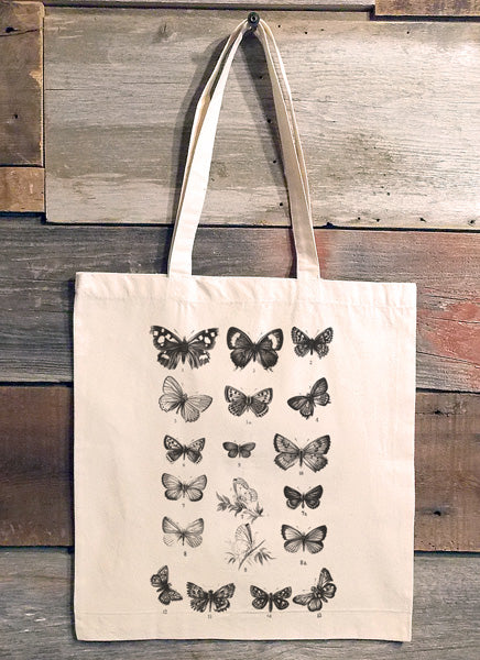 Butterflies Hand Painted Canvas Tote Bags | Shopee Philippines