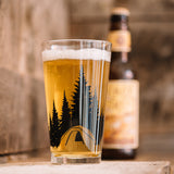 Camping in the Woods Pint Glasses