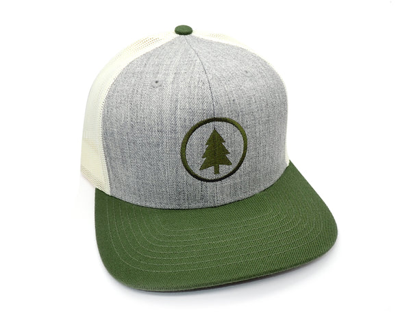 Classic Tree Flat Bill Trucker Hat
