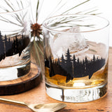 Fish and Forest Whiskey Glasses