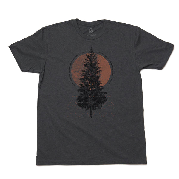 Map of the Pines T-Shirt White Background