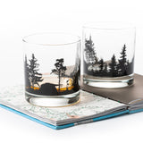 Mountain Camping Whiskey Glasses