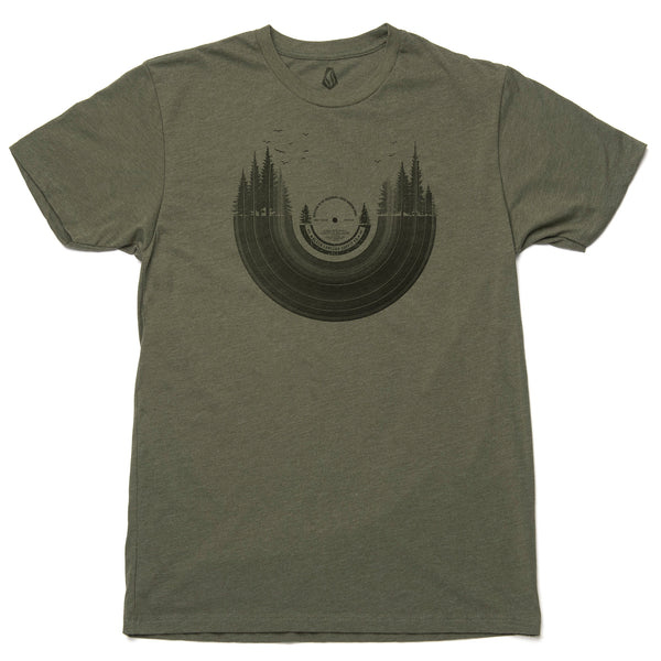 Vinyl Record Landscape Men's T-Shirt