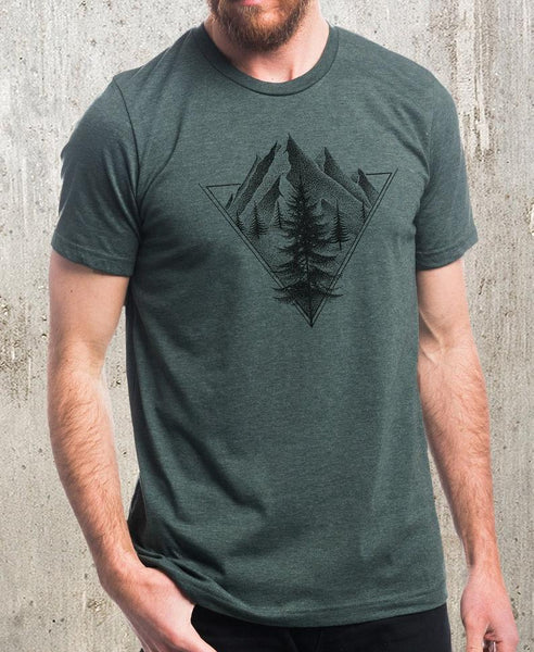 Triangle and Pine Tree T-Shirt