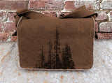 Pine Tree Forest Messenger Bag