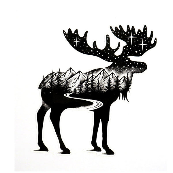 Moose - Die Cut Sticker